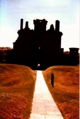 Caerlaveroch castle , scene of the murder of Roger (Hoge) Kirkpatrick 1558.